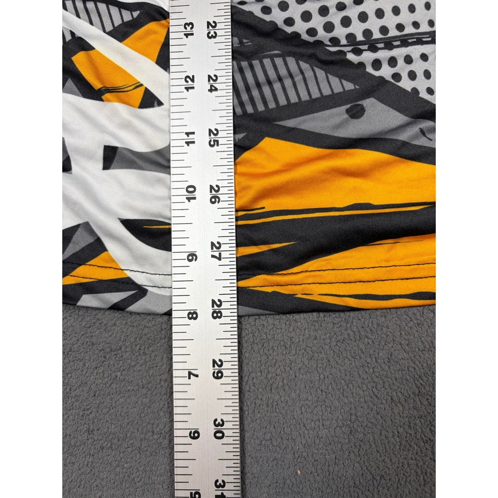 Scrapy Apparel TShirt Men Large Orange Geometric Work Harder Graphic ShortSleeve - Picture 3 of 6